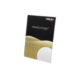 Porta-avvisi deflecto® A5 verticale in p 47501